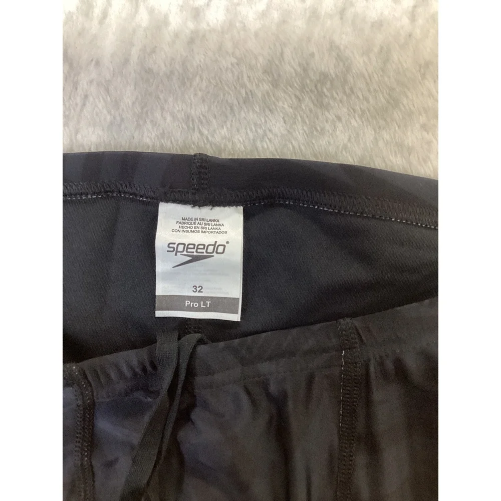 Speedo Mens Pro LT Eco Jammer Swim Shorts Deep Storm Anthracite 32 800412200334